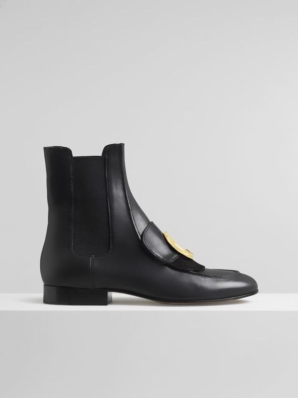 Botas Chelsea Mujer Chloé C Negras Calfskin SIAE45182